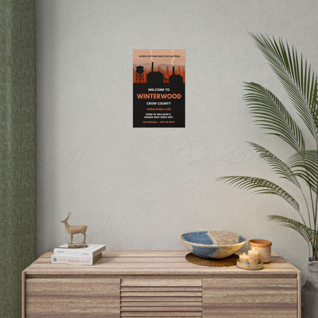 Welcome to Winterwood A3 Print