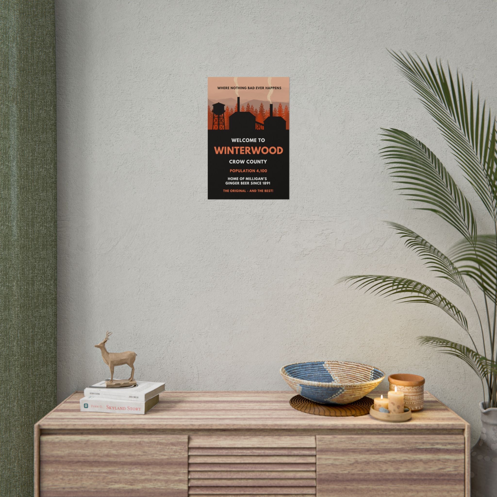 Welcome to Winterwood A3 Print