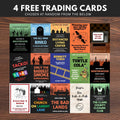 Pack of 4 Trading Cards